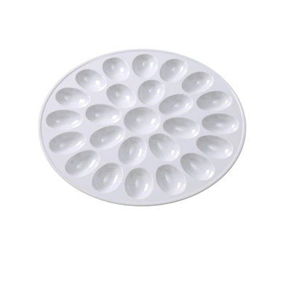 Yanco NC-1014 12.5" Dia. x 0.6" H White Melamine Nu-Classic Egg Holder