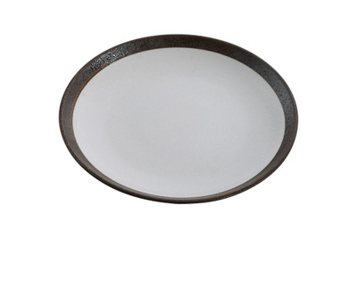 Yanco RO-112 12" W Coupe Porcelain Oval Rockeye Plate