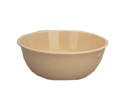 Yanco NS-314T 4.88" Dia. Tan Melamine Round Nessico Nappie