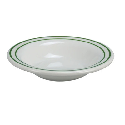 Yanco PT-305 3.5 Oz. Melamine Round Beige Pine Tree Fruit Bowl