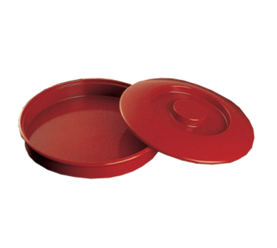 Yanco NS-608R 8.25" W Red Round Melamine with Lid Nessico Tortilla Server