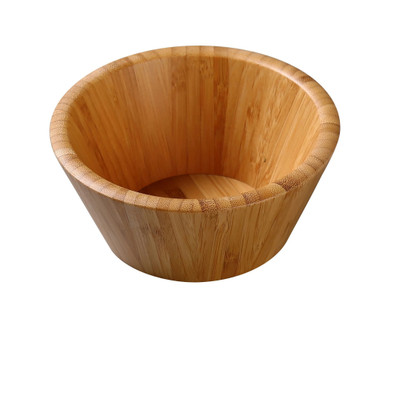 Yanco BB-307 46 Oz. 7.5" Dia. Round Bamboo Salad Bowl