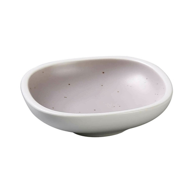 Yanco DM-504 1.8 Oz. Matte Light Lavender Porcelain Square Denmark Sauce Dish