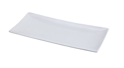 Yanco FU-210 10" W x 4.5" D Rectangular Porcelain Fuji Sushi Plate