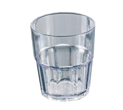 Yanco HA-010 10 Oz. Clear SAN Hawaii Double Rocks