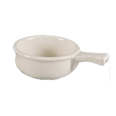 Yanco OS-15-P 15 Oz. Super White Round Porcelain Accessories Onion Soup Crock