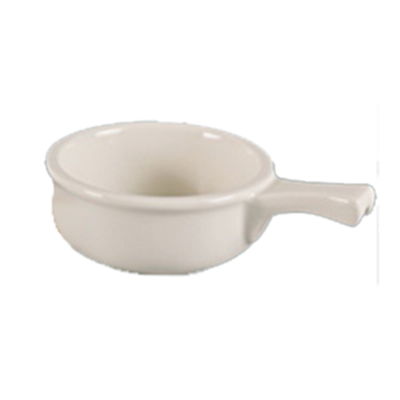 Yanco OS-15-P 15 Oz. Super White Round Porcelain Accessories Onion Soup Crock