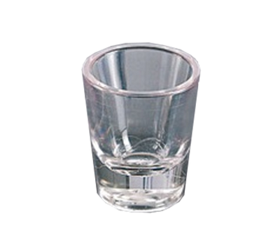 Yanco SM-01-S 1 Oz. Clear SAN Shot Glass