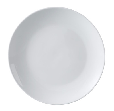 Yanco AC-12-C 12" Dia. Super White Porcelain Round Abco Plate