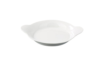 Yanco FH-7 7 Dia. White Porcelain Round Accessories French Dish