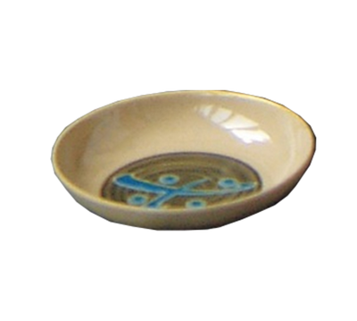 Yanco JP-1023 3 Oz. 3.25" Dia. Melamine Round Japanese Sauce Dish