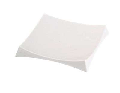 Yanco RM-4209 8.5" W x 8.5" D Square Melamine Rome Sushi Plate
