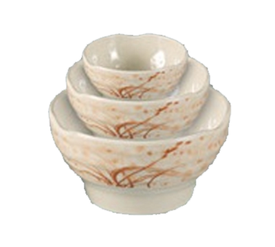 Yanco OR-3703 3 Oz. 3" Dia. Melamine Round Orchis Dish Saucer