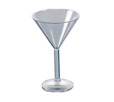 Yanco SM-10-MT 10 Oz. Clear SAN Martini
