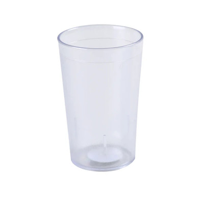 Yanco PT-008C 8 Oz. Clear Plastic Tumbler