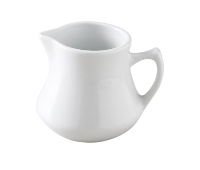 Yanco CM-4 4 Oz. White Porcelain Accessories Creamer
