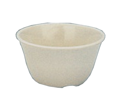 Yanco MS-303IV 7 Oz. 4" Dia. Ivory Melamine Round Milestone Bouillon Cup