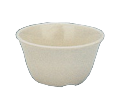 Yanco MS-303IV 7 Oz. 4" Dia. Ivory Melamine Round Milestone Bouillon Cup