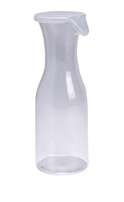 Yanco PC-046 46 Oz. Clear San Plastic Wine or Juice Decanter
