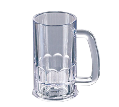 Yanco SM-12-B 12 Oz. Clear SAN Beer Mug - Pack of 24