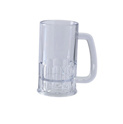 Yanco SM-12-B 12 Oz. Clear SAN Beer Mug - Pack of 24