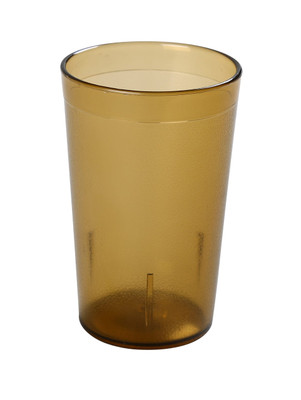Yanco PT-005A 5 Oz. Amber Plastic Tumbler