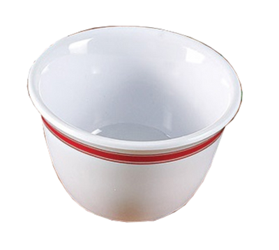 Yanco HS-303 7 Oz. 4" Dia. White Melamine Round Houston Bouillon Cup