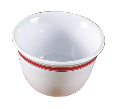 Yanco HS-303 7 Oz. 4" Dia. White Melamine Round Houston Bouillon Cup