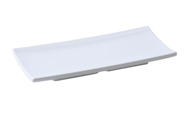 Yanco OK-7010 9" W x 4" D Rectangular Melamine Ocean Sushi Plate