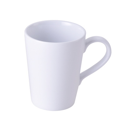 Yanco NS-9112W 3.5" Dia. White Melamine Round Nessico Mug