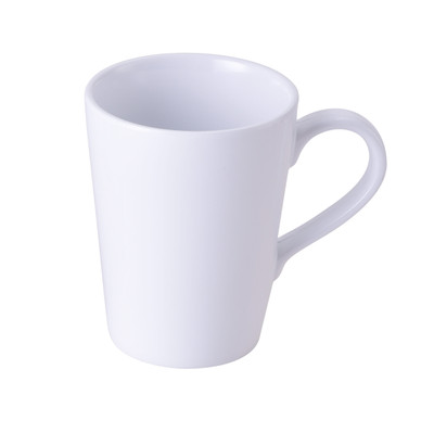 Yanco NS-9112W 3.5" Dia. White Melamine Round Nessico Mug