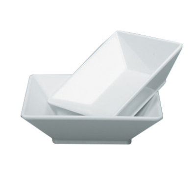 Yanco RM-307 22 Oz. 7" W White Melamine Square Rome Bowl