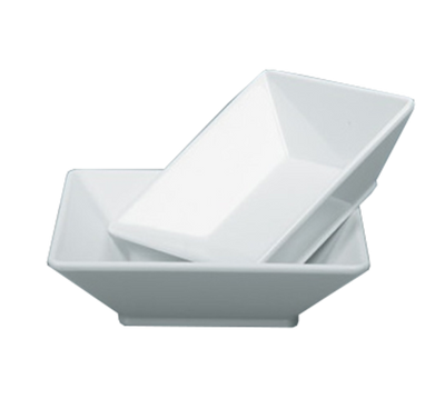 Yanco RM-307 22 Oz. 7" W White Melamine Square Rome Bowl