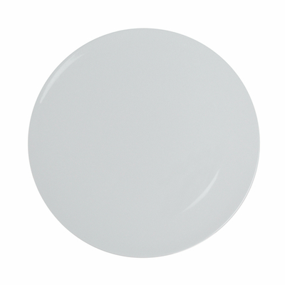 Yanco VE-114 14" Dia. White Melamine Round Venice Pizza Plate