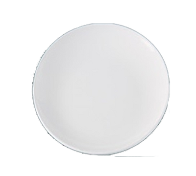 Yanco CO-113 13" Dia. White Melamine Round Coupe Plate
