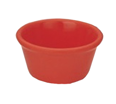 Yanco NC-536RD 2 Oz. Red Round Smooth Melamine Nu-Classic Ramekin