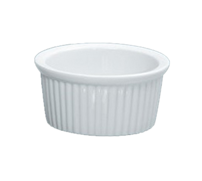 Yanco RK-234 3.5 Oz. White Round Porcelain Accessories Ramekin Dish