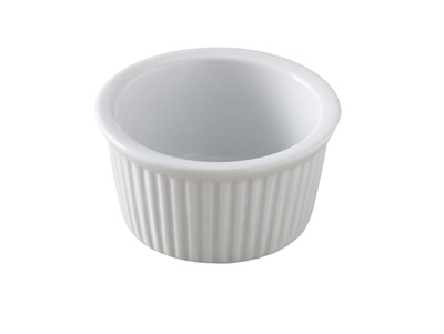 Yanco RK-234 3.5 Oz. White Round Porcelain Accessories Ramekin Dish
