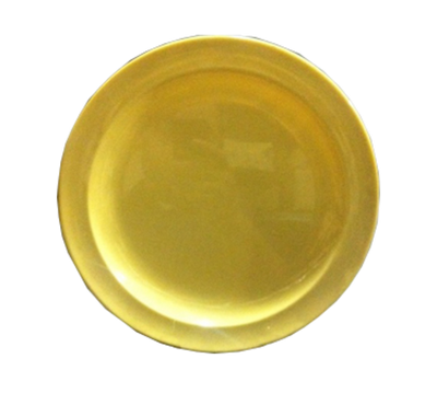 Yanco NS-107Y 7.25" Dia. Yellow Melamine Round Nessico Plate