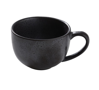 Yanco DB-001 7 Oz. Black Porcelain Diamond Black Cup