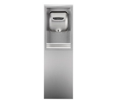 Excel Dryer 40576 17.25" W x 3.38" D x 56" H Stainless Steel Satin Finish 18-Gauge Standard Xchanger Combo Kit