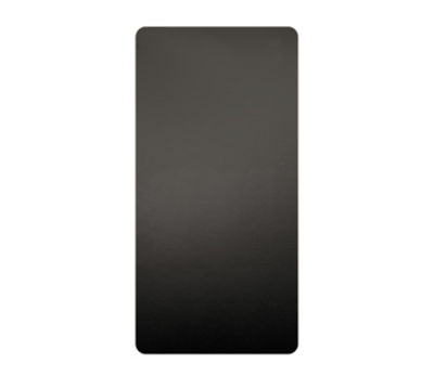 Excel Dryer 89B 15.75" W x 0.6" D x 31.75" H Black Anti-Microbial Plastic Mounted XLERATOR Microban Wall Guard