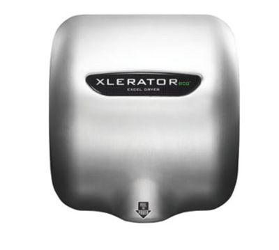 Excel Dryer XL-SB-ECO Brushed Stainless Steel Surface Mounted Integral Spout Automatic XLERATOReco Hand Dryer - 110-120 Volts