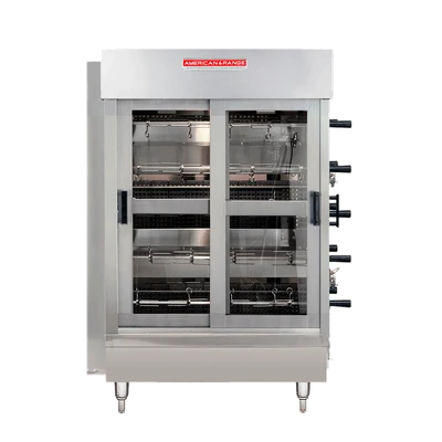 American Range ACB-4-LP 45" W Stainless Steel Port Pipe Liquid Propane Rotisserie Oven - 35,000 BTU