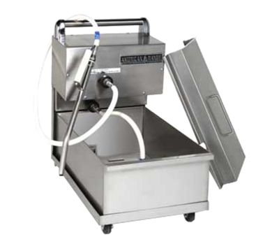 American Range ARPFS-35/50 60 Lbs. Stainless Steel Portable Fryer Filter System - 120 Volts