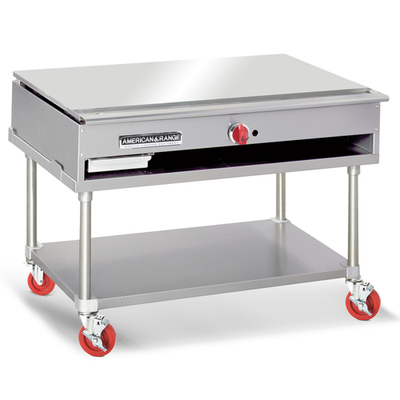 American Range ARTY-60-LP 60" W Liquid Propane Stainless Steel Culinary Series Teppan-Yaki Japanese Style Griddle - 30,000 BTU