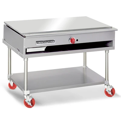 American Range ARTY-60-LP 60" W Liquid Propane Stainless Steel Culinary Series Teppan-Yaki Japanese Style Griddle - 30,000 BTU