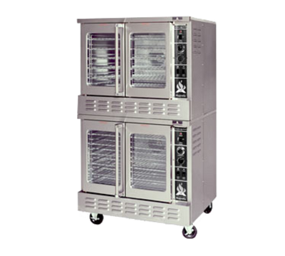 American Range ME-2 40" W Stainless Steel Double-Deck Electric Convection Oven - 24000 Watts