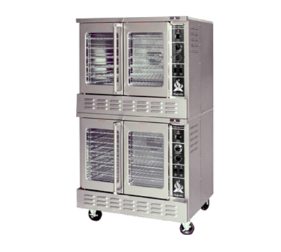 American Range ME-2 40" W Stainless Steel Double-Deck Electric Convection Oven - 24000 Watts