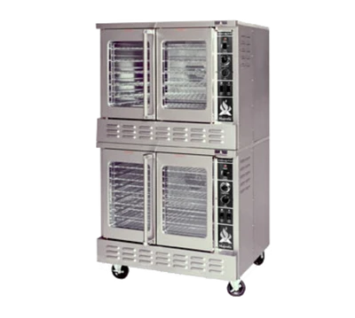 American Range ME-2 40" W Stainless Steel Double-Deck Electric Convection Oven - 24000 Watts